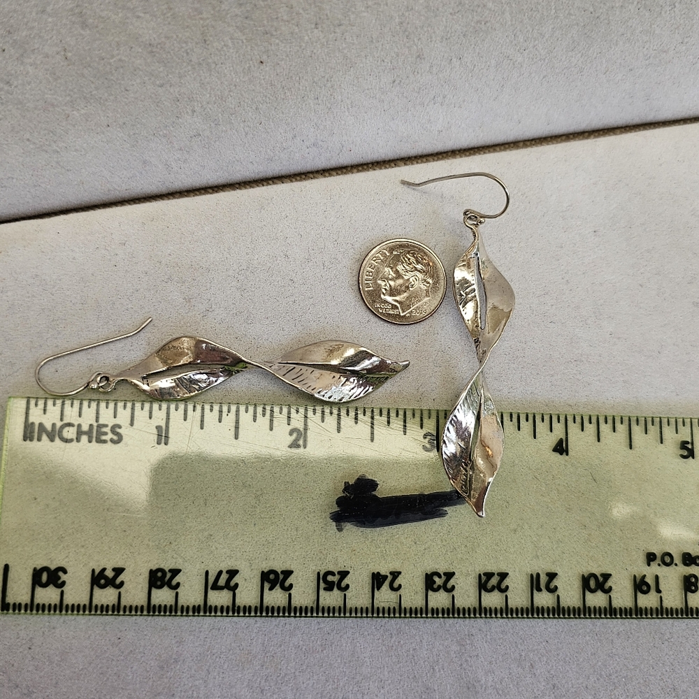 SET! 925 ISRAEL Earrings, 925 Bracelet, Coldwater Creek Glass Bead Necklace SET! - Picture 14 of 16